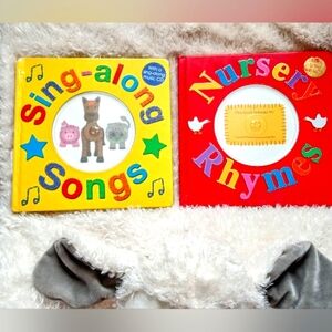 Two Children's Nursery Rhymes and Sing-along Songs Board Books by Roger Priddy
